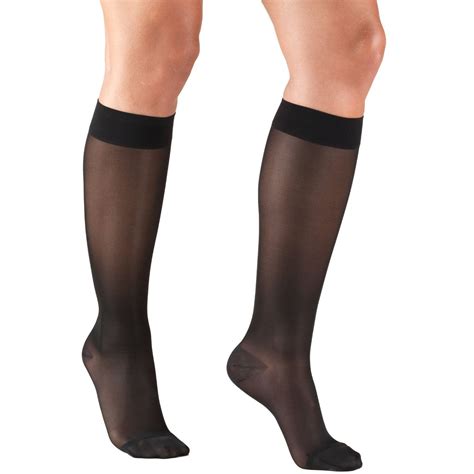 sheer compression knee highs|sheer compression socks 20 30.